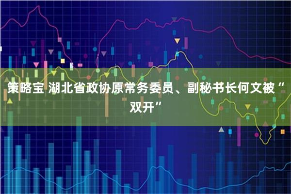 策略宝 湖北省政协原常务委员、副秘书长何文被“双开”