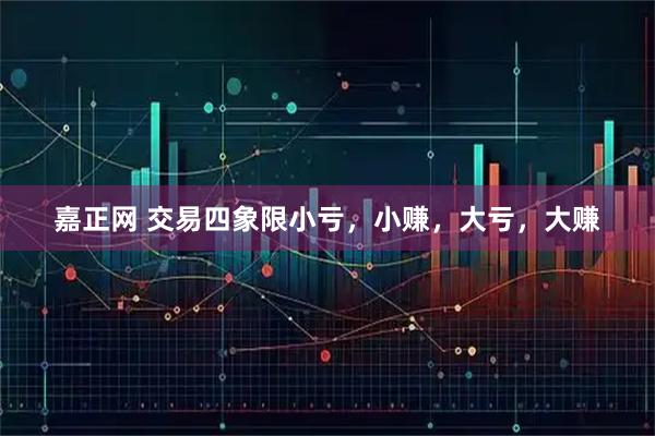 嘉正网 交易四象限小亏，小赚，大亏，大赚