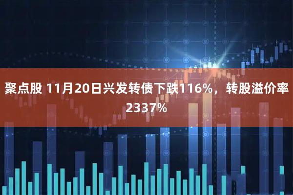 聚点股 11月20日兴发转债下跌116%，转股溢价率2337%